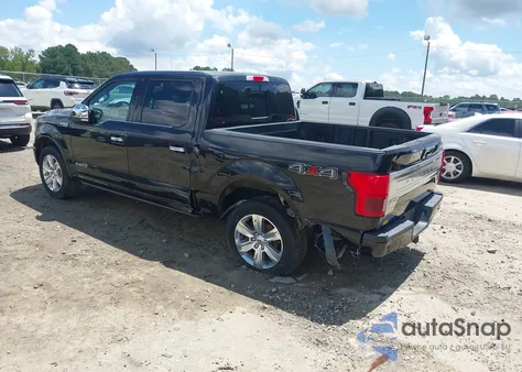 2018 Ford F-150 Platinum z USA, uszkodzony, nr VIN 1FTFW1E12JFD73099